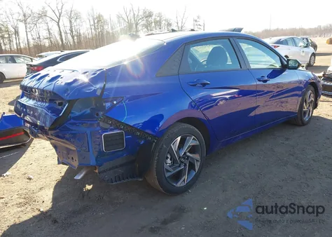 2025 Hyundai Elantra Sel Sport from USA, damaged, VIN KMHLM4DG2SU059848